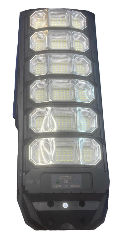 Faro Stradale Lampione a led 800W con Pannello Solare Impermeabile con Telecomando