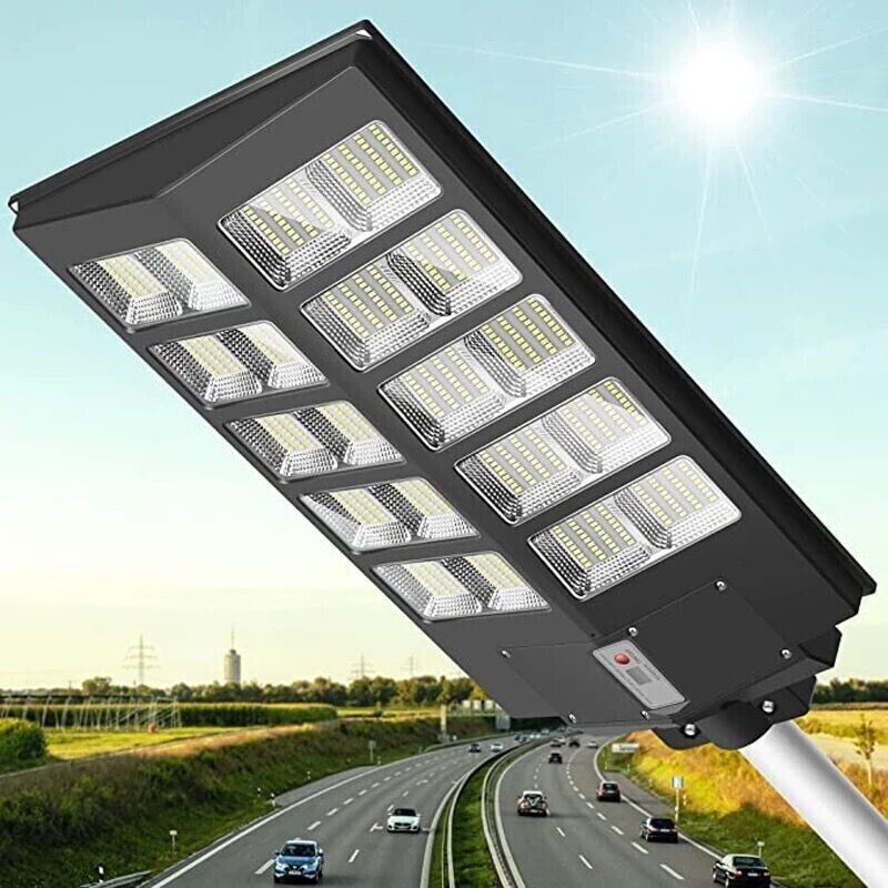 FARO LED 1000WATT CON PANNELLO SOLARE TELECOMANDO IMPERMEABILE – wiisolar